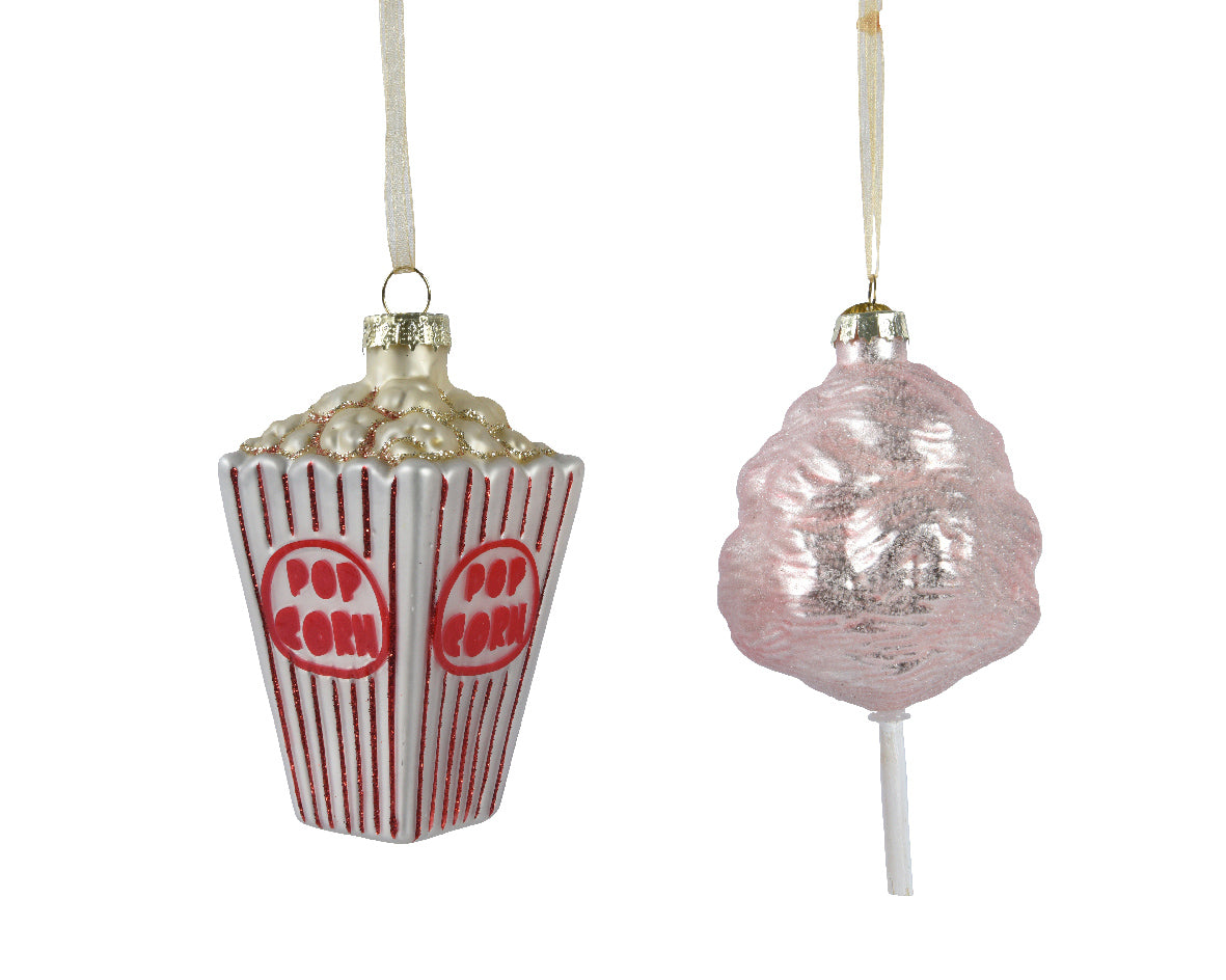 Addobbo natalizio in vetro pop corn e lecca lecca 1 pezzo, 2 colorazioni Kaemingk Addobbo natalizio in vetro pop corn e lecca lecca 1 pezzo, 2 colorazioni Kaemingk